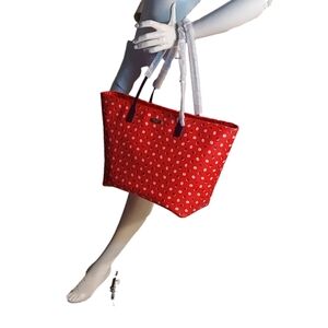 KATE SPADE MULTICOLORED FIESTA  ZIPPER TOTE BAG